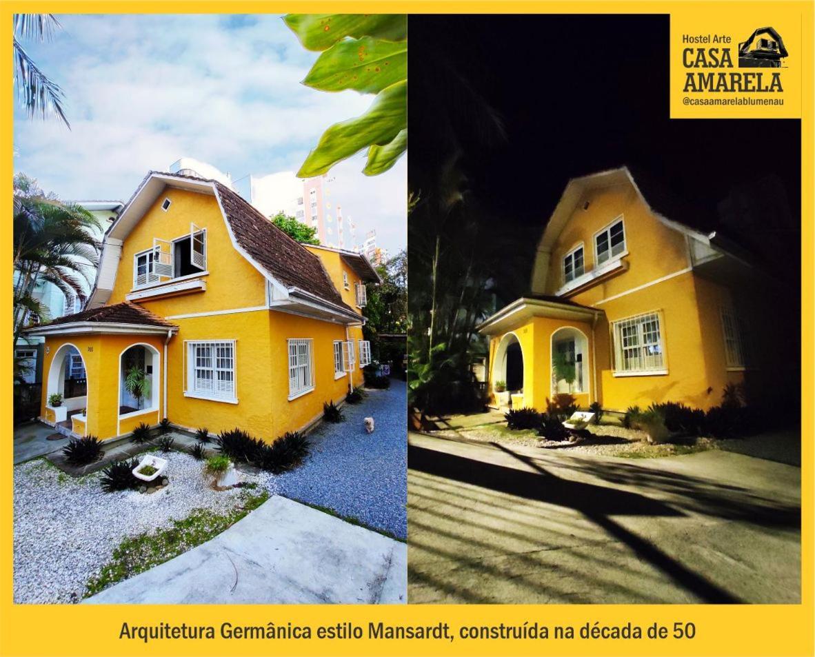 Хостел Casa Amarela Blumenau Hospedagem Alternativa Экстерьер фото